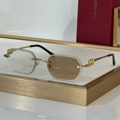 Wholesale Cartier AAA Quality Sunglassess #1448770 $85.00 USD, Wholesale Quality Replica Cartier AAA Quality Sunglassess