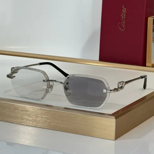 Wholesale Cartier AAA Quality Sunglassess #1448771 $85.00 USD, Wholesale Quality Replica Cartier AAA Quality Sunglassess