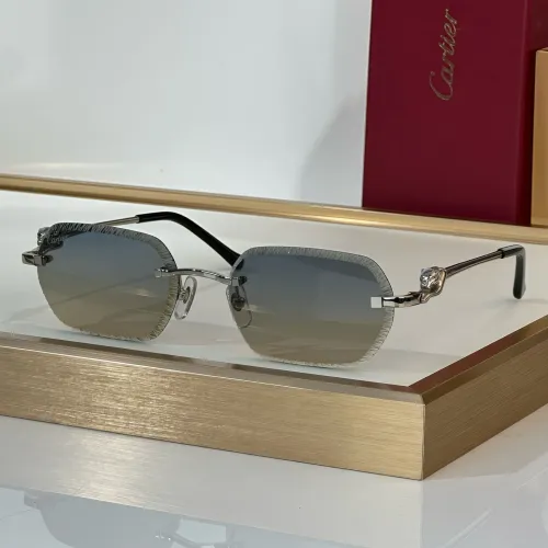 Wholesale Cartier AAA Quality Sunglassess #1448773 $80.00 USD, Wholesale Quality Replica Cartier AAA Quality Sunglassess