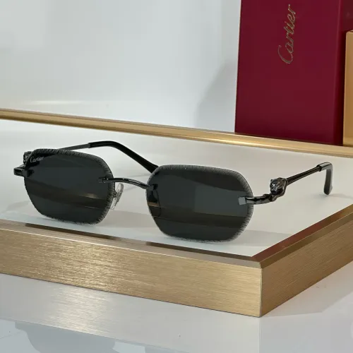 Wholesale Cartier AAA Quality Sunglassess #1448774 $80.00 USD, Wholesale Quality Replica Cartier AAA Quality Sunglassess