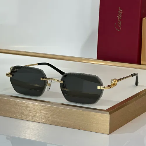 Wholesale Cartier AAA Quality Sunglassess #1448775 $80.00 USD, Wholesale Quality Replica Cartier AAA Quality Sunglassess