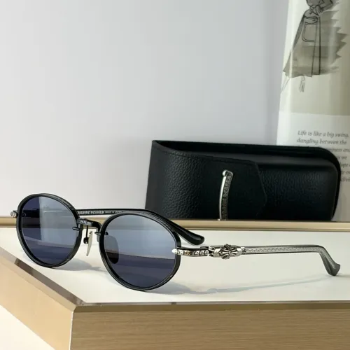 Wholesale Chrome Hearts AAA Quality Sunglasses #1448814 $85.00 USD, Wholesale Quality Replica Chrome Hearts AAA Quality Sunglasses