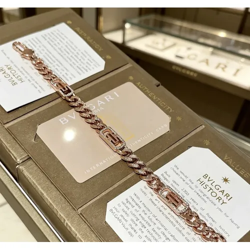 Replica Bvlgari Bracelets In Rose Gold #1448823 $42.00 USD for Wholesale
