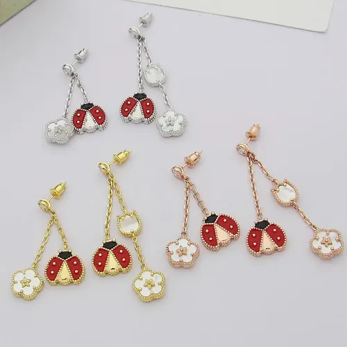 Replica Van Cleef & Arpels Earrings For Women #1448856 $27.00 USD for Wholesale