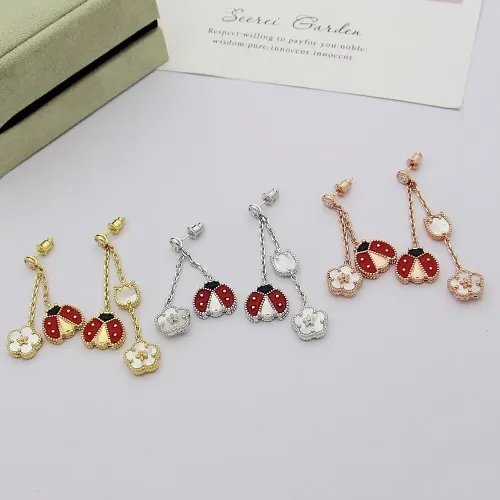 Replica Van Cleef & Arpels Earrings For Women #1448856 $27.00 USD for Wholesale
