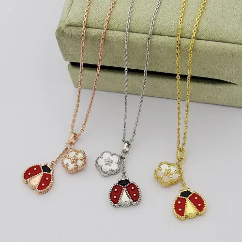 Replica Van Cleef & Arpels Necklaces For Women #1448858 $25.00 USD for Wholesale