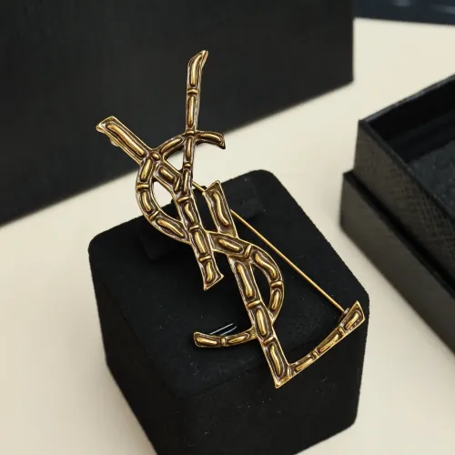 Wholesale Yves Saint Laurent Brooches For Women #1448864 $27.00 USD, Wholesale Quality Replica Yves Saint Laurent Brooches