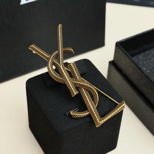 Wholesale Yves Saint Laurent Brooches For Women #1448865 $25.00 USD, Wholesale Quality Replica Yves Saint Laurent Brooches