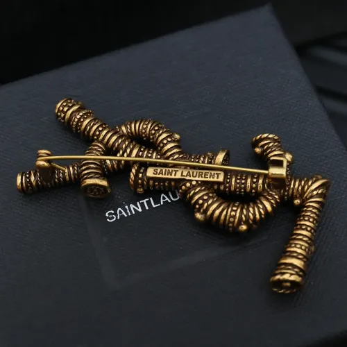 Replica Yves Saint Laurent Brooches For Women #1448866 $27.00 USD for Wholesale