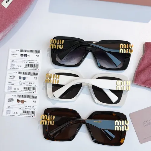 Replica MIU MIU AAA Quality Sunglasses #1448874 $60.00 USD for Wholesale