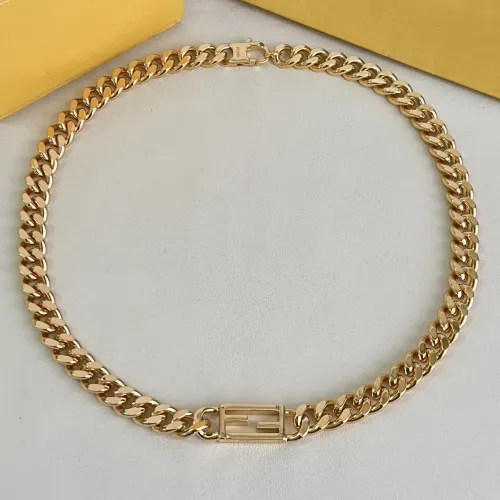 Wholesale Fendi Necklaces #1448913 $48.00 USD, Wholesale Quality Replica Fendi Necklaces
