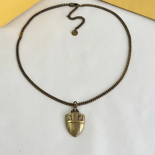 Wholesale Fendi Necklaces #1448915 $42.00 USD, Wholesale Quality Replica Fendi Necklaces