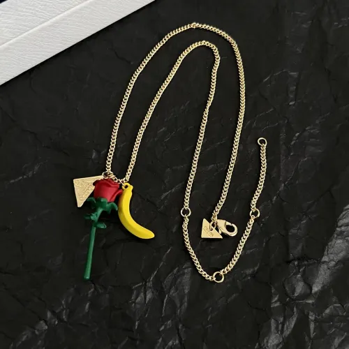 Wholesale Prada Necklaces #1448958 $39.00 USD, Wholesale Quality Replica Prada Necklaces