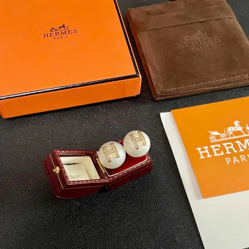 Replica Hermes Earrings For Women #1448988 $32.00 USD for Wholesale