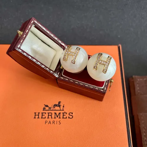 Replica Hermes Earrings For Women #1448988 $32.00 USD for Wholesale