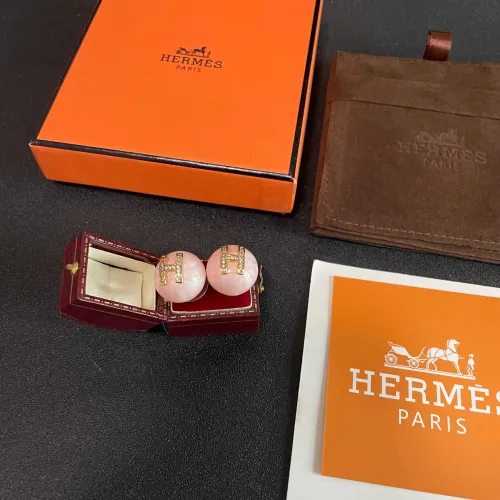 Replica Hermes Earrings For Women #1448989 $32.00 USD for Wholesale