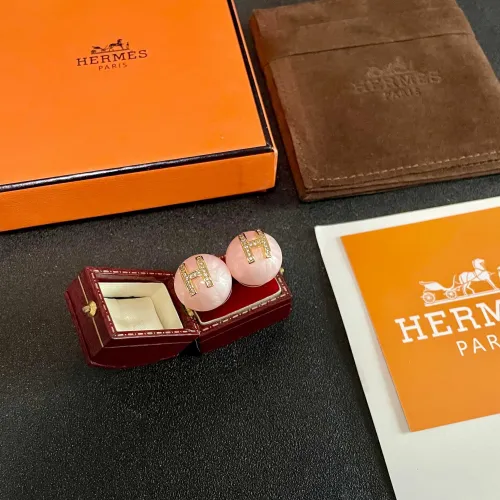Replica Hermes Earrings For Women #1448989 $32.00 USD for Wholesale
