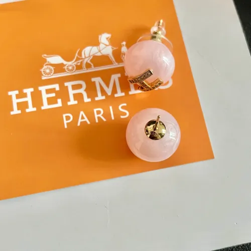 Replica Hermes Earrings For Women #1448989 $32.00 USD for Wholesale