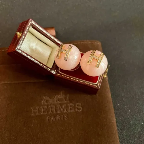 Replica Hermes Earrings For Women #1448989 $32.00 USD for Wholesale