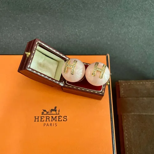 Replica Hermes Earrings For Women #1448989 $32.00 USD for Wholesale