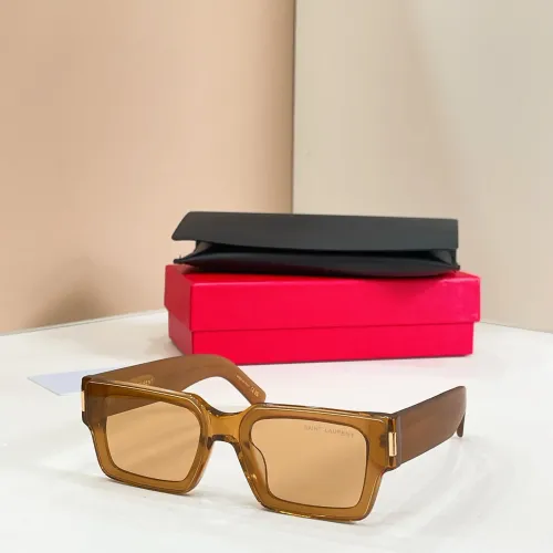 Wholesale Yves Saint Laurent YSL AAA Quality Sunglasses #1449077 $60.00 USD, Wholesale Quality Replica Yves Saint Laurent YSL AAA Quality Sunglasses