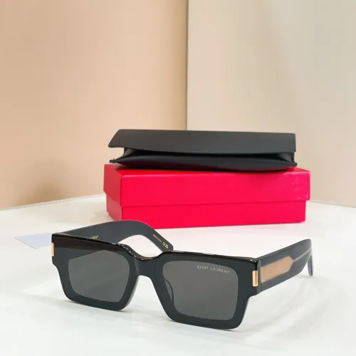 Wholesale Yves Saint Laurent YSL AAA Quality Sunglasses #1449078 $60.00 USD, Wholesale Quality Replica Yves Saint Laurent YSL AAA Quality Sunglasses