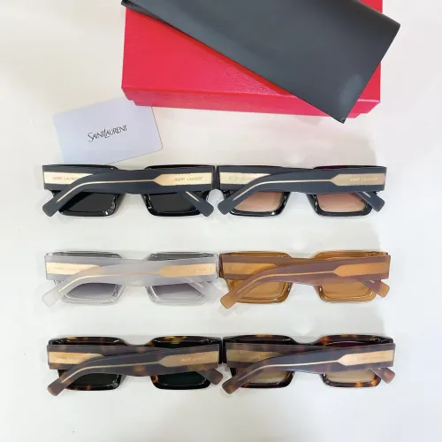 Replica Yves Saint Laurent YSL AAA Quality Sunglasses #1449080 $60.00 USD for Wholesale