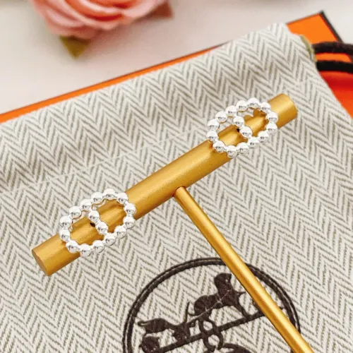 Replica Hermes Earrings For Women #1449090 $32.00 USD for Wholesale
