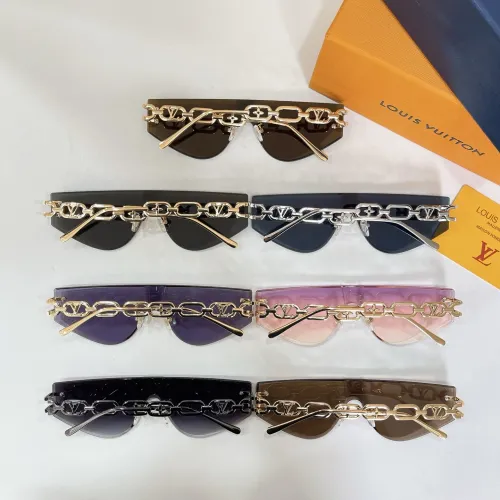 Replica Louis Vuitton AAA Quality Sunglasses #1449146 $60.00 USD for Wholesale