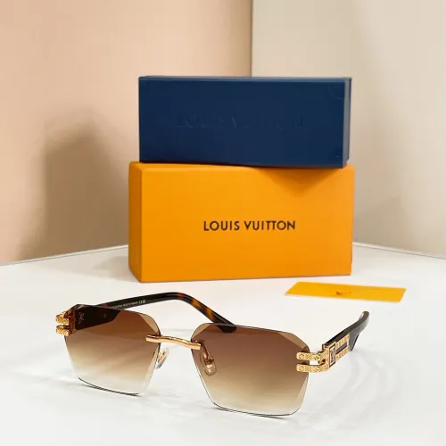 Wholesale Louis Vuitton AAA Quality Sunglasses #1449162 $60.00 USD, Wholesale Quality Replica Louis Vuitton AAA Quality Sunglasses