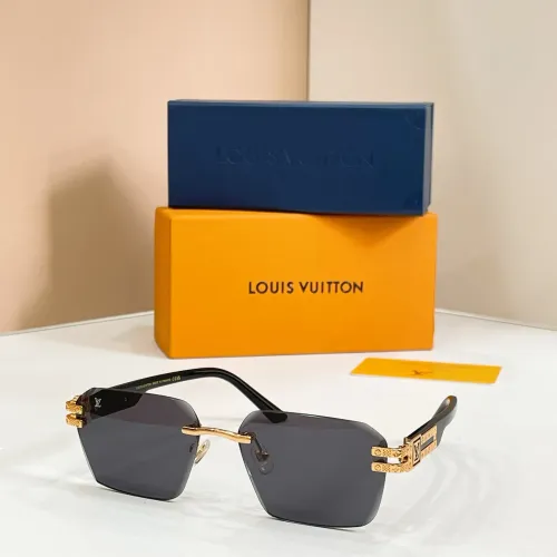Wholesale Louis Vuitton AAA Quality Sunglasses #1449163 $60.00 USD, Wholesale Quality Replica Louis Vuitton AAA Quality Sunglasses