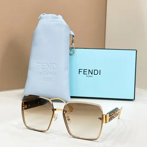 Wholesale Fendi AAA Quality Sunglasses #1449216 $64.00 USD, Wholesale Quality Replica Fendi AAA Quality Sunglasses