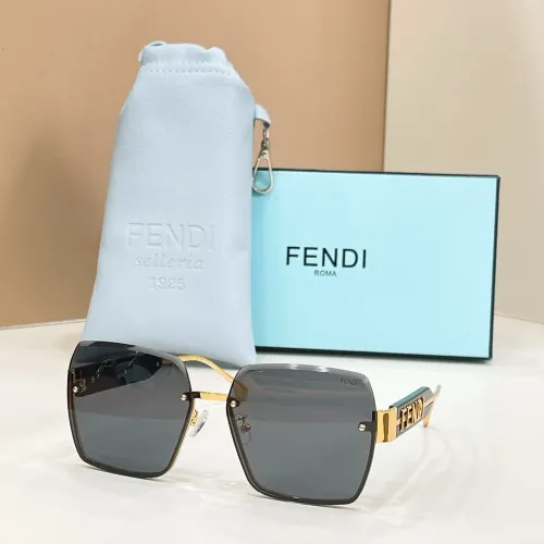 Wholesale Fendi AAA Quality Sunglasses #1449219 $64.00 USD, Wholesale Quality Replica Fendi AAA Quality Sunglasses