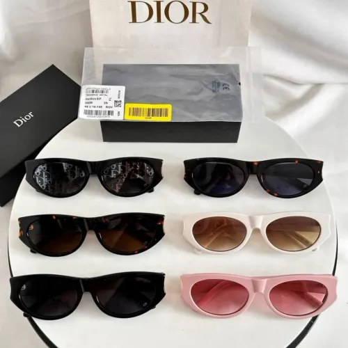 Replica Christian Dior AAA Quality Sunglasses #1449240 $56.00 USD for Wholesale