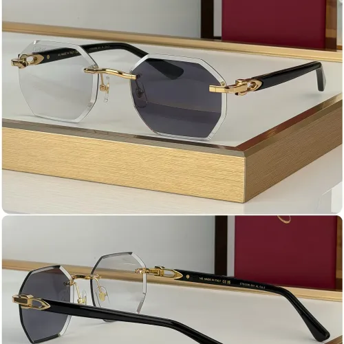Wholesale Cartier AAA Quality Sunglassess #1449298 $80.00 USD, Wholesale Quality Replica Cartier AAA Quality Sunglassess