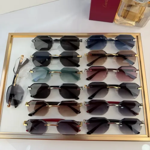 Replica Cartier AAA Quality Sunglassess #1449298 $80.00 USD for Wholesale