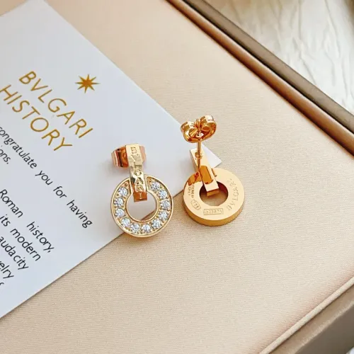 Replica Bvlgari Earrings For Women #1449332 $32.00 USD for Wholesale