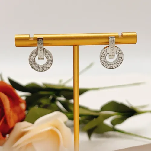 Replica Bvlgari Earrings For Women #1449335 $32.00 USD for Wholesale