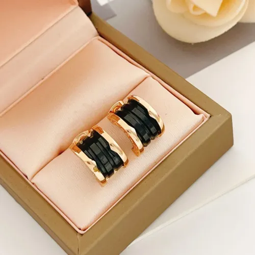 Replica Bvlgari Earrings For Women #1449341 $34.00 USD for Wholesale