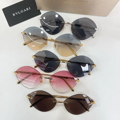 Replica Bvlgari AAA Quality Sunglasses #1449352 $60.00 USD for Wholesale