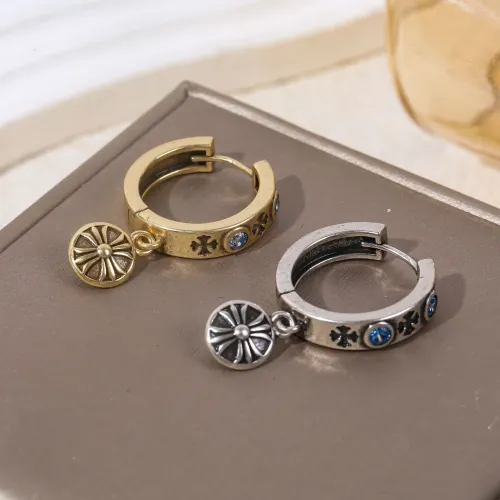 Replica Chrome Hearts Earrings For Women #1449392 $38.00 USD for Wholesale