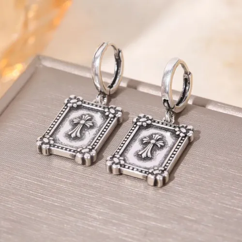 Wholesale Chrome Hearts Earrings For Women #1449395 $38.00 USD, Wholesale Quality Replica Chrome Hearts Earrings
