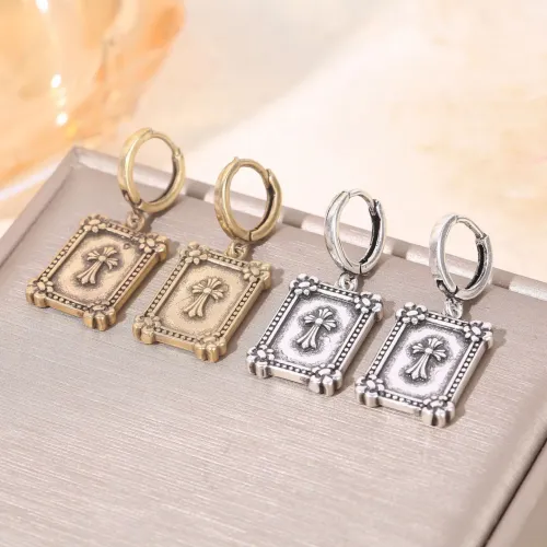 Replica Chrome Hearts Earrings For Women #1449396 $38.00 USD for Wholesale