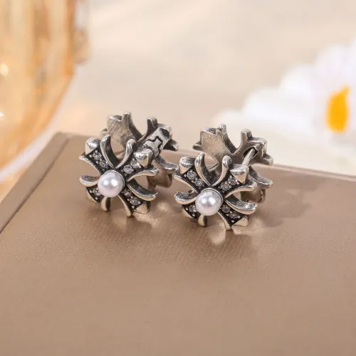 Wholesale Chrome Hearts Earrings For Women #1449397 $38.00 USD, Wholesale Quality Replica Chrome Hearts Earrings
