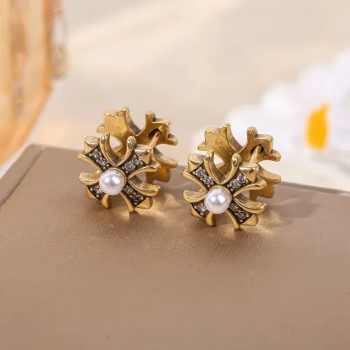 Wholesale Chrome Hearts Earrings For Women #1449398 $38.00 USD, Wholesale Quality Replica Chrome Hearts Earrings