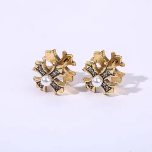 Replica Chrome Hearts Earrings For Women #1449398 $38.00 USD for Wholesale