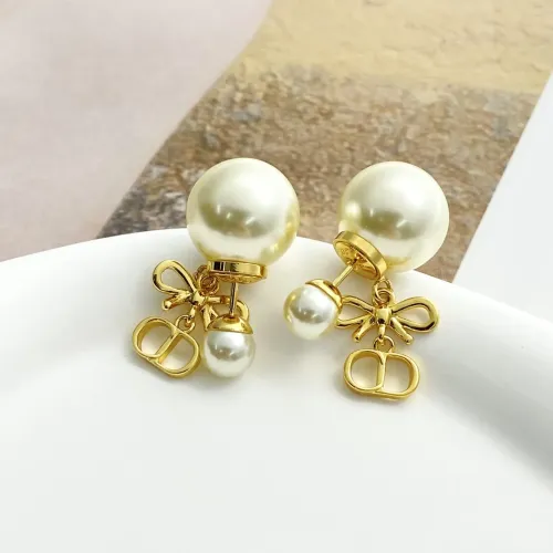 Replica Christian Dior Earrings For Women #1449439 $34.00 USD for Wholesale