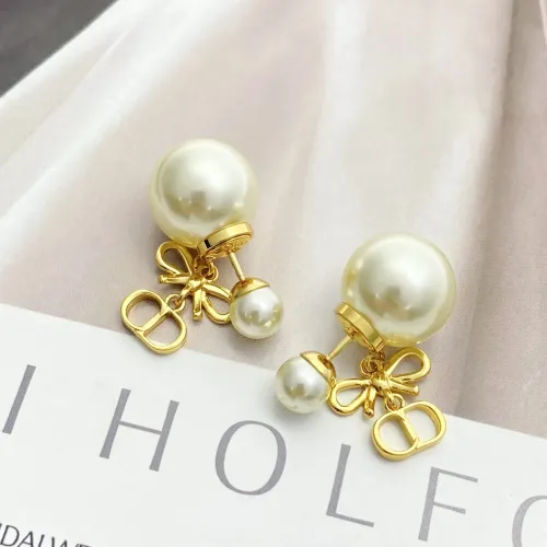 Replica Christian Dior Earrings For Women #1449439 $34.00 USD for Wholesale