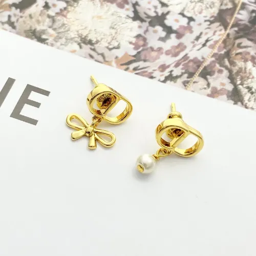 Replica Christian Dior Earrings For Women #1449448 $27.00 USD for Wholesale