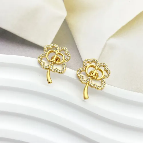 Replica Christian Dior Earrings For Women #1449449 $27.00 USD for Wholesale
